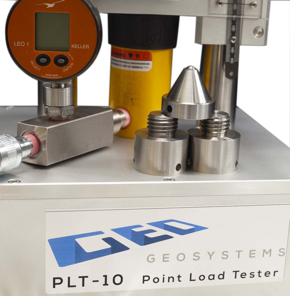 Point load tester geotechnical equipment from Geosystems
